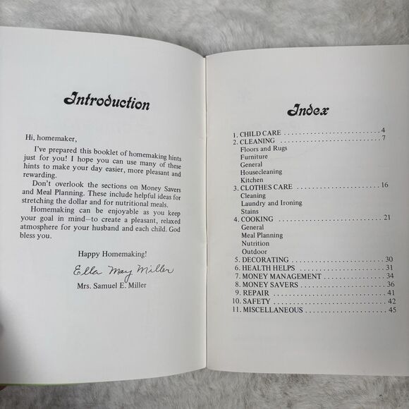 housecleaning made easy heart to heart Hints For Homemakers Book Lot Vintage - Picture 10 of 10